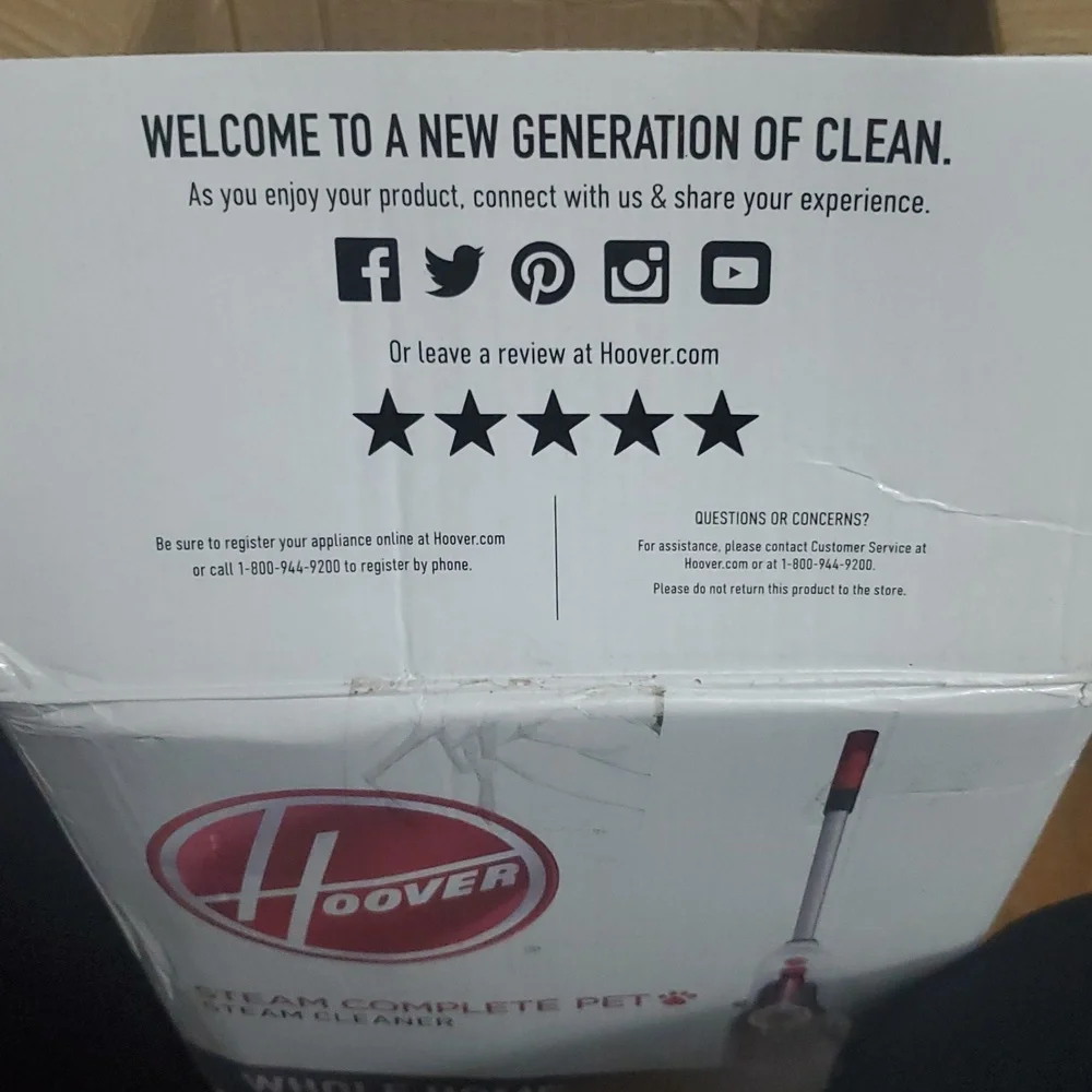 NEW🔥🔥🔥Hoover Steam Complete 10-1 All Purpose Cleaner Whole Home Pet Cleaner.